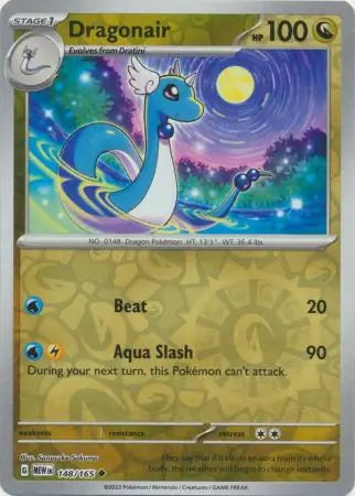 151 Set Dragonair #148/165 reverse holo